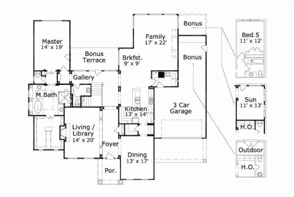 Main Floor Plan: 19-320
