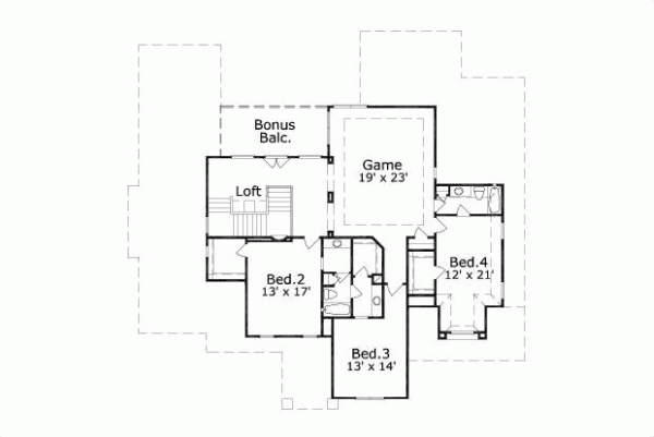 Upper/Second Floor Plan: 19-320