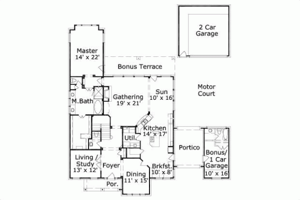 Main Floor Plan: 19-321