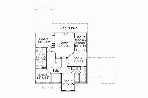 Upper/Second Floor Plan: 19-321