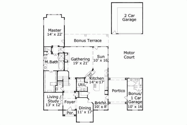 Main Floor Plan: 19-322