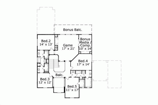 Upper/Second Floor Plan: 19-322