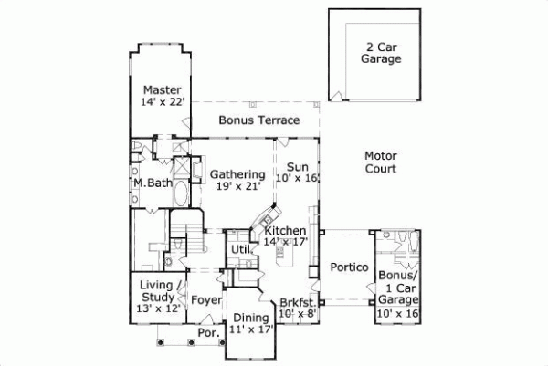 Main Floor Plan: 19-323