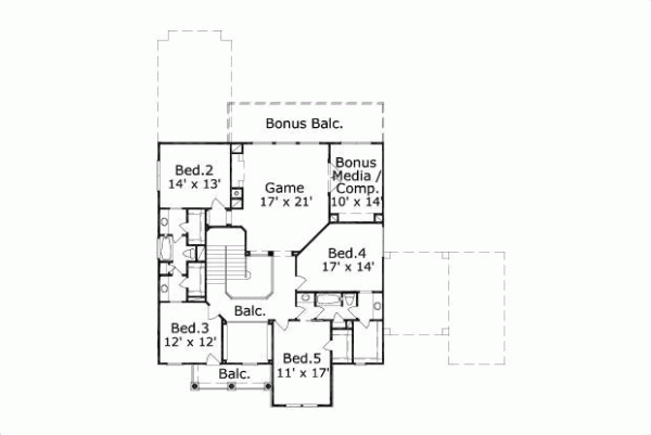 Upper/Second Floor Plan: 19-323