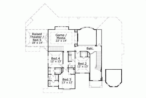 Upper/Second Floor Plan: 19-325