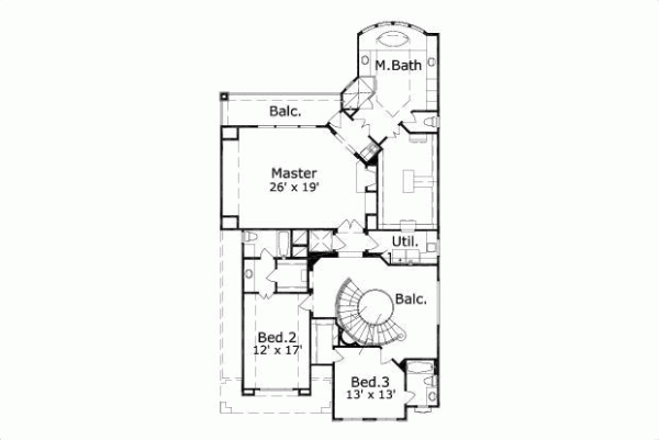 Upper/Second Floor Plan: 19-329