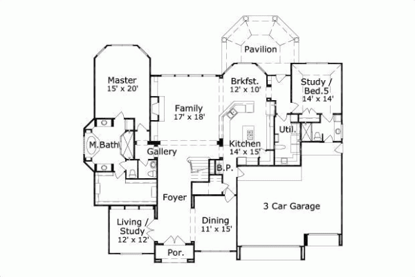 Main Floor Plan: 19-330