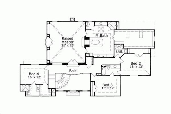 Upper/Second Floor Plan: 19-331