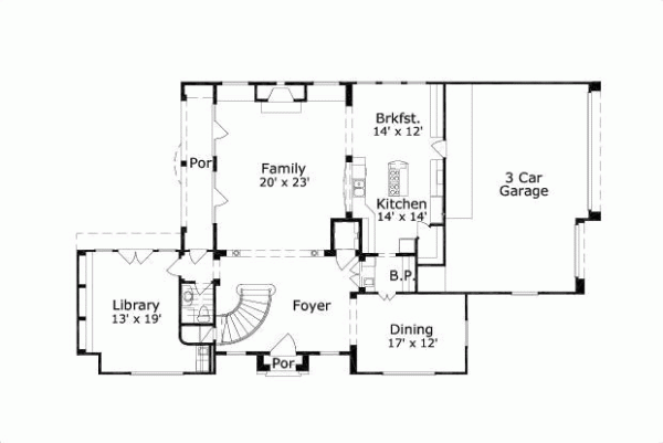 Main Floor Plan: 19-332