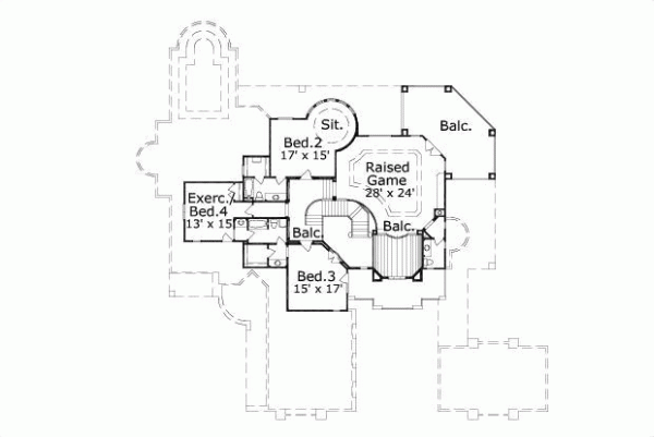 Upper/Second Floor Plan: 19-333