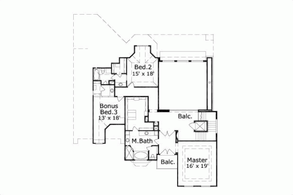 Upper/Second Floor Plan: 19-334