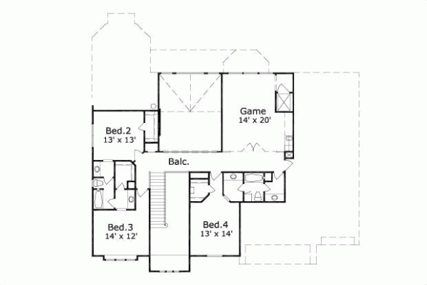 Upper/Second Floor Plan: 19-335