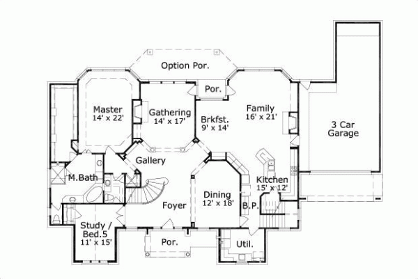Main Floor Plan: 19-336