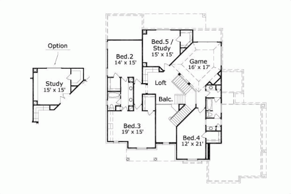 Upper/Second Floor Plan: 19-337