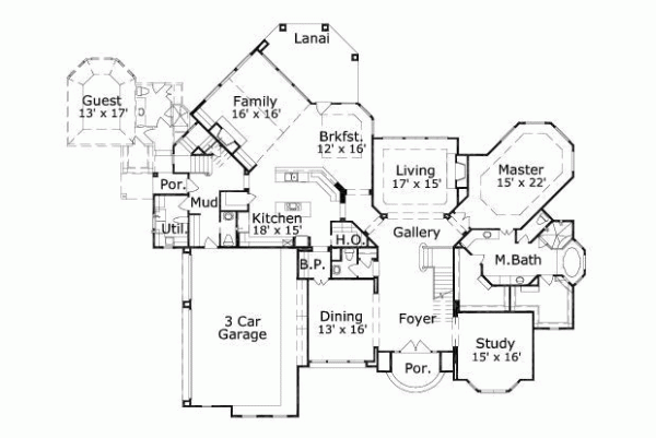 Main Floor Plan: 19-338