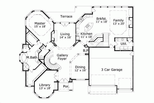 Main Floor Plan: 19-340