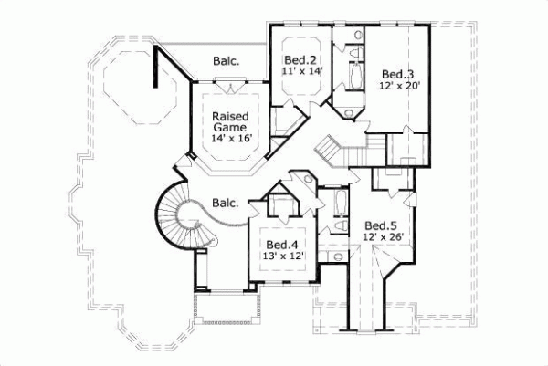 Upper/Second Floor Plan: 19-340