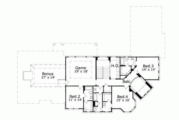 Upper/Second Floor Plan: 19-341