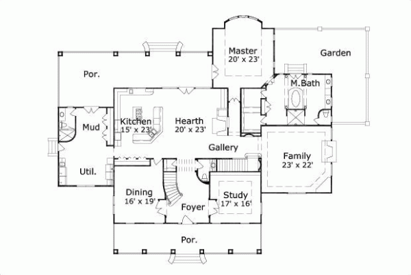 Main Floor Plan: 19-343