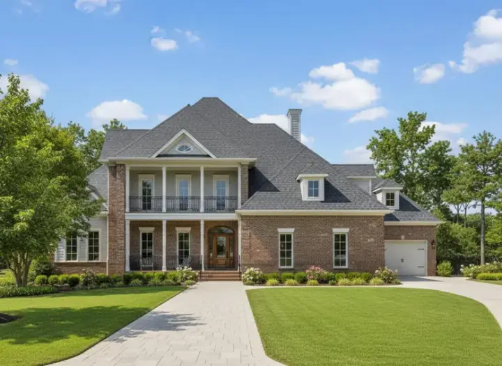 European house plans 19-344 - front exterior, 3,913 sq ft, 4 bed, 3 bath house plans | Monster House Plans