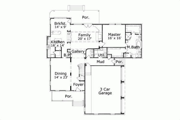 Main Floor Plan: 19-344