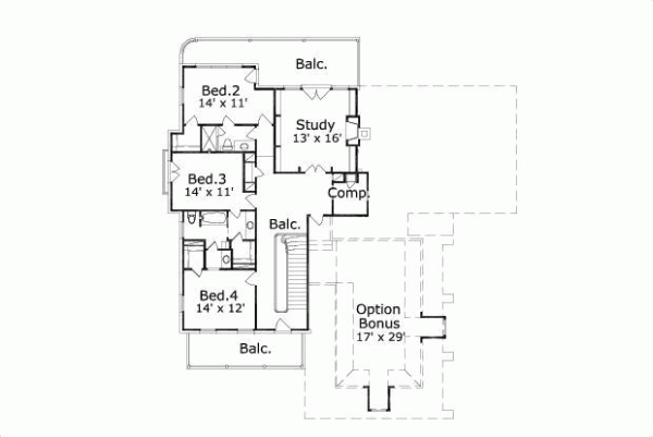 Upper/Second Floor Plan: 19-344
