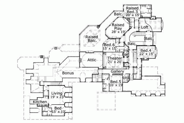 Upper/Second Floor Plan:19-346