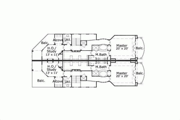 Upper/Second Floor Plan 19-347