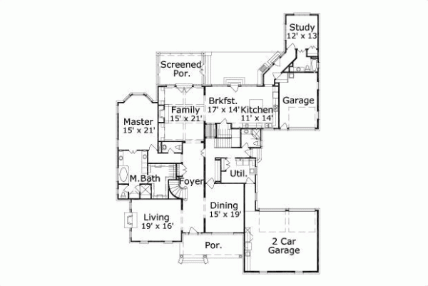 Main Floor Plan: 19-348