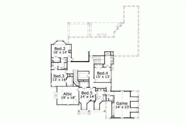 Upper/Second Floor Plan: 19-348