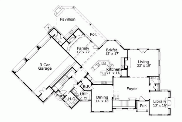 Main Floor Plan: 19-350