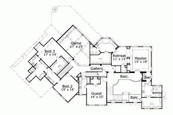 Upper/Second Floor Plan: 19-350