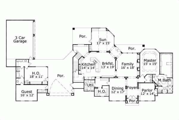 Main Floor Plan: 19-351