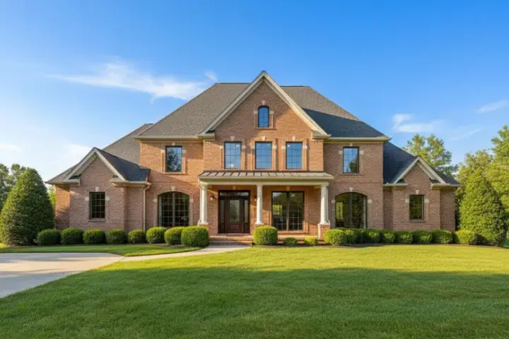 Traditional house plans 19-353 - front exterior, 3,032 sq ft, 4 bed, 2 bath house plans | Monster House Plans