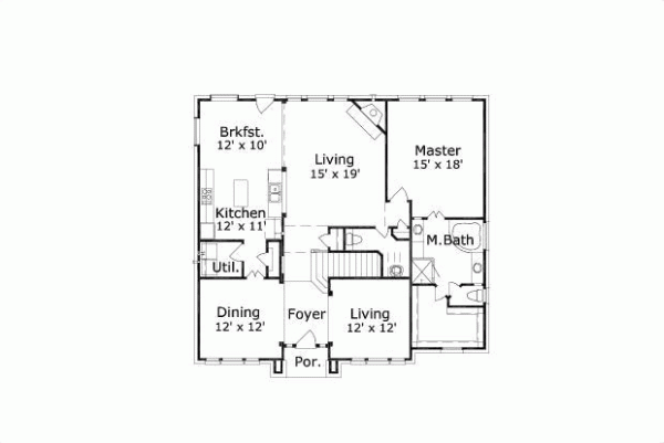 Main Floor Plan: 19-353