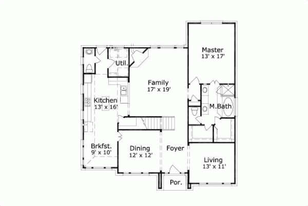 Main Floor Plan: 19-354