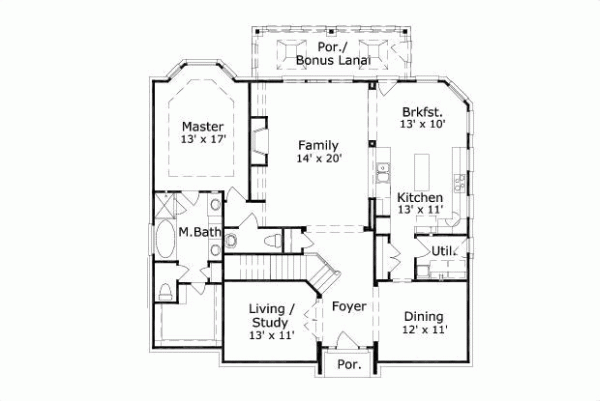 Main Floor Plan: 19-355