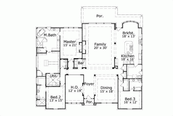 Main Floor Plan: 19-356