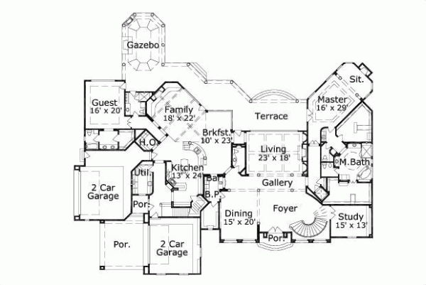Main Floor Plan: 19-357