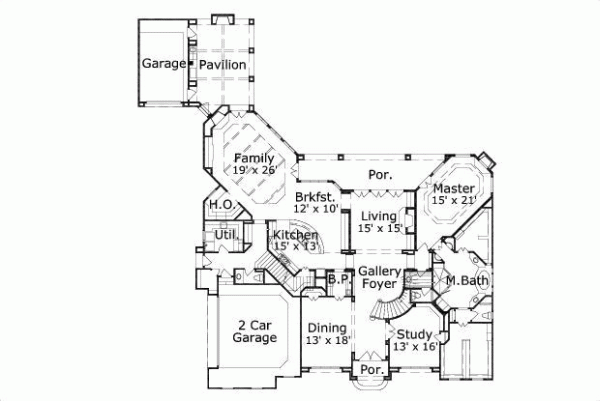 Main Floor Plan: 19-358