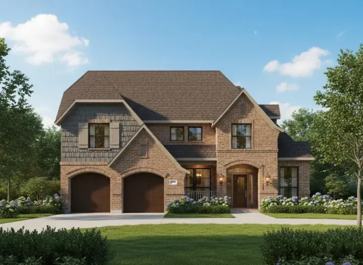 Traditional house plans 19-359 - front exterior, 2,863 sq ft, 4 bed, 2 bath house plans | Monster House Plans
