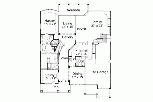 Main Floor Plan: 19-361