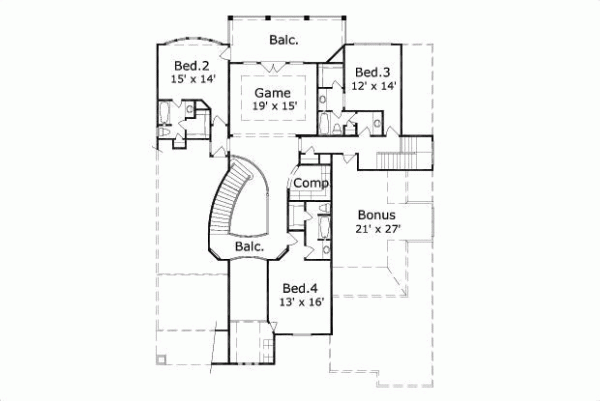 Upper/Second Floor Plan: 19-361