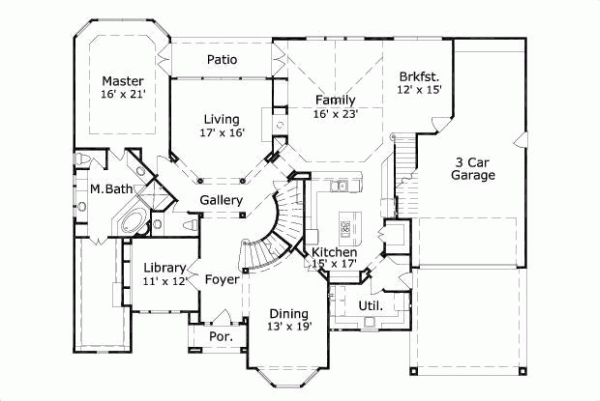Main Floor Plan: 19-362