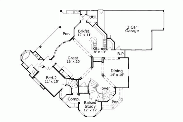 Main Floor Plan: 19-363