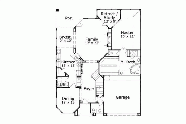 Main Floor Plan: 19-364