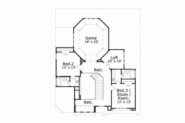 Upper/Second Floor Plan: 19-364