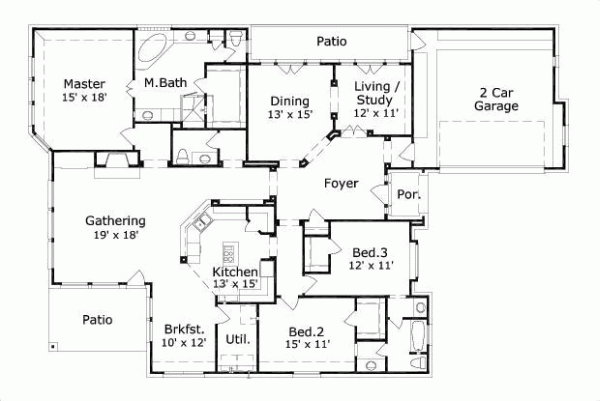 Main Floor Plan: 19-365