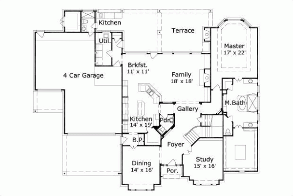 Main Floor Plan: 19-366
