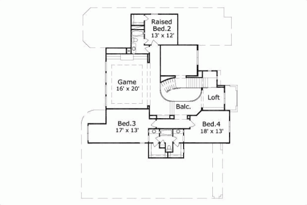 Upper/Second Floor Plan: 19-368
